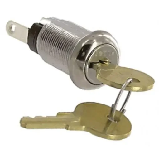 TE Connectivity High Security Key Switch, SPST, 1 A @ 120 V ac 2-Way - 2SWK132AL101 product image