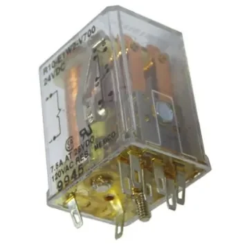 TE Connectivity Power Relay, 24V dc Coil, 7.5A Switching Current, DPDT - R10-E1W2-V700 product image