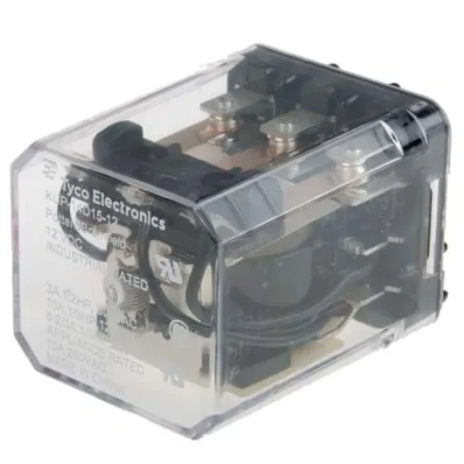 TE Connectivity Plug In Power Relay, 12V dc Coil, 10A Switching Current, 3PDT - KUP-14D15-12 product image