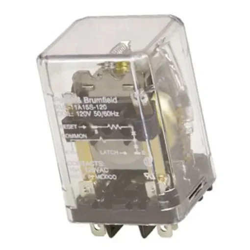 TE Connectivity Plug In Latching Power Relay, 120V ac Coil, 10A Switching Current, DPDT - KUL-11A15S-120 product image