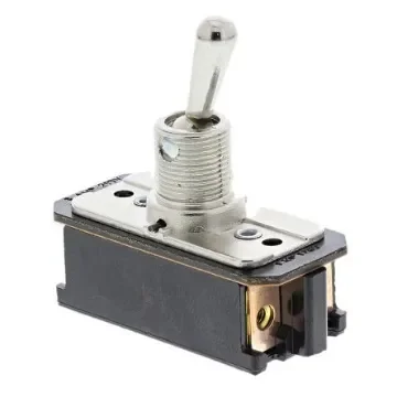 TE Connectivity Toggle Switch, Panel Mount, On-Off-On, DPST, Screw Terminal - 7320K3 product image