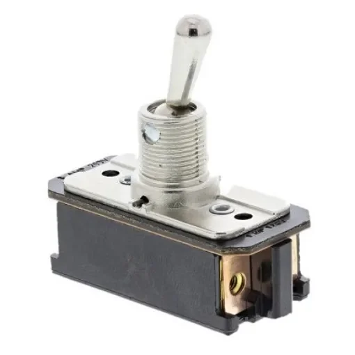 TE Connectivity Toggle Switch, Panel Mount, On-Off-On, DPST, Screw Terminal - 7320K3 product image