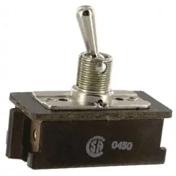 TE Connectivity Toggle Switch, Panel Mount, On-Off-On, DPST, Screw Terminal, 125V - 7360K8 product image