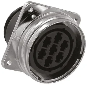 TE Connectivity Circular Connector, 7 Contacts, Flange Mount, Socket, Male to Female, CPC Series 3 Series - 208485-1 product image