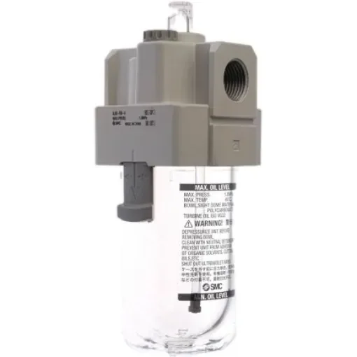 SMC G 1/2 Pneumatic Air Lubricator 1 MPa, 1.5 MPa, AL Series - AL40-F04-A product image