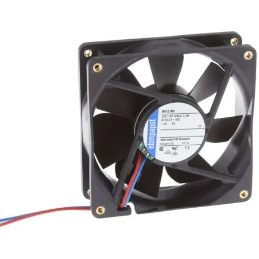 ebm-papst 8400 N Series Axial Fan, 12 V dc, DC Operation, 79m³/h, 2.2W, 80 x 80 x 25mm - 8412NH-RS0 product image