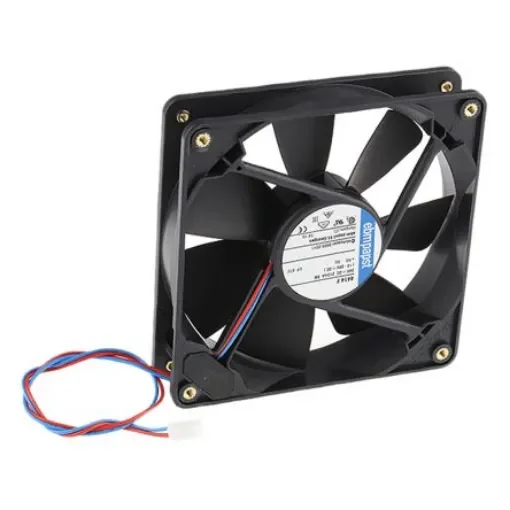ebm-papst 4400 F Series Axial Fan, 24 V dc, DC Operation, 170m³/h, 5W, 119 x 119 x 25mm - 4414F-RS0 product image