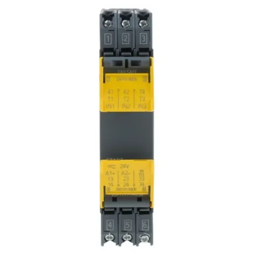 Siemens SIRIUS 3SK1 Safety Monitoring Safety Relay, 24V ac/dc, Single Channel, 4 Safety Contacts - 3SK1111-1AB30 product image