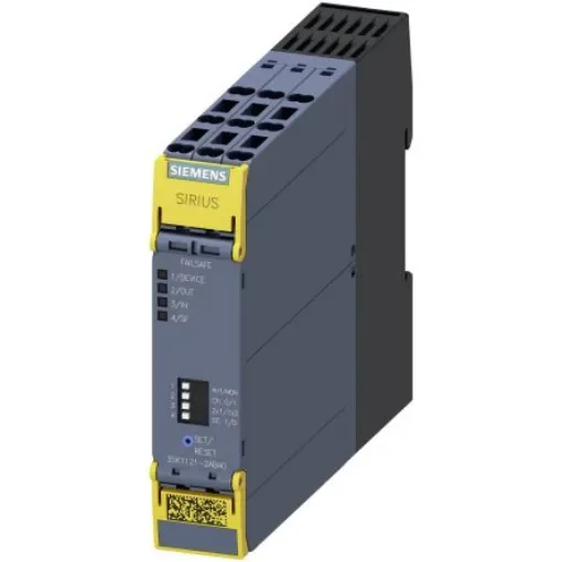 Siemens SIRIUS 3SK1 Safety Monitoring Safety Relay, 24V dc, Single Channel, 4 Safety Contacts - 3SK1121-2AB40 product image