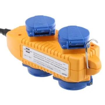 brennenstuhl 10m 4 Socket Type F - German Schuko Extension Lead, 230 V, IP44 - 1151740010 product image