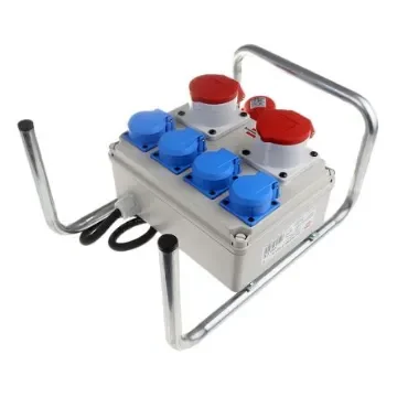 brennenstuhl 2m 2 + 4 Socket BS4343/EN60309 110V-16A Extension Lead, 230 V, 400 V, IP44 - 1153750 product image