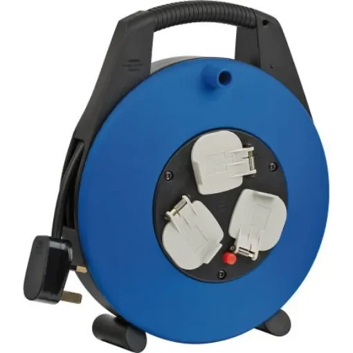 brennenstuhl 10m 3 Socket Type G - British Cable Reel Cassette Reel, 240 V, IP20 - 1108563 product image