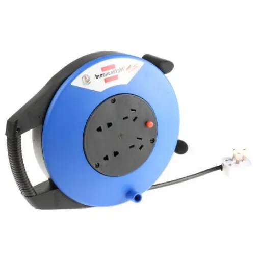 brennenstuhl 10m 3 Socket Type C - Europe, Type I - ANZ/CN Cable Reel Cassette Reel, 240 V, IP20 - 2103467010 product image