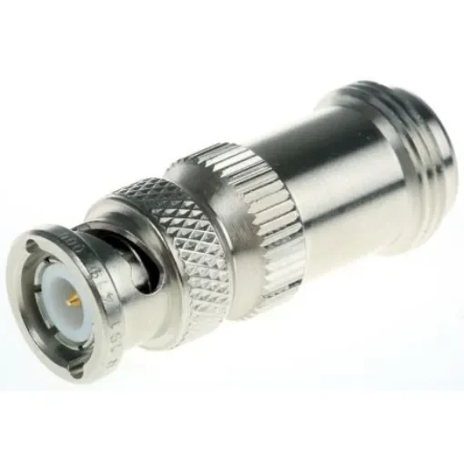Radiall Straight 50O RF Adapter N Socket to BNC Plug 4GHz - R191419000 product image