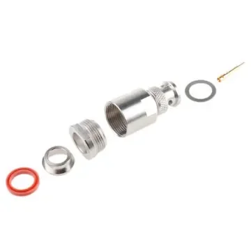 Radiall, Plug PCB Mount BNC Connector, 75O, Crimp Termination, Straight Body - R142018000 product image