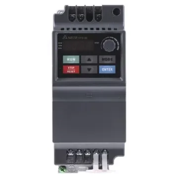Delta Electronics Inverter Drive, 0.4 kW, 1 Phase, 230 V ac, 6.5 A, VFD-EL Series - VFD004EL21A product image