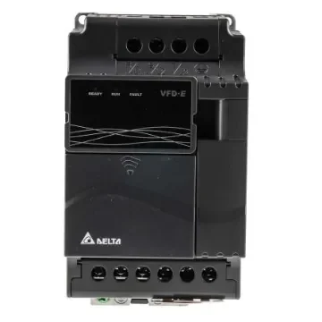 Delta Electronics Inverter Drive, 3.7 kW, 3 Phase, 460 V ac, 11.2 A, VFD-E Series - VFD037E43A product image