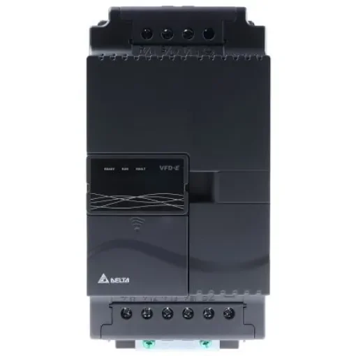 Delta Electronics Inverter Drive, 5.5 kW, 3 Phase, 460 V ac, 14 A, VFD-E Series - VFD055E43A product image