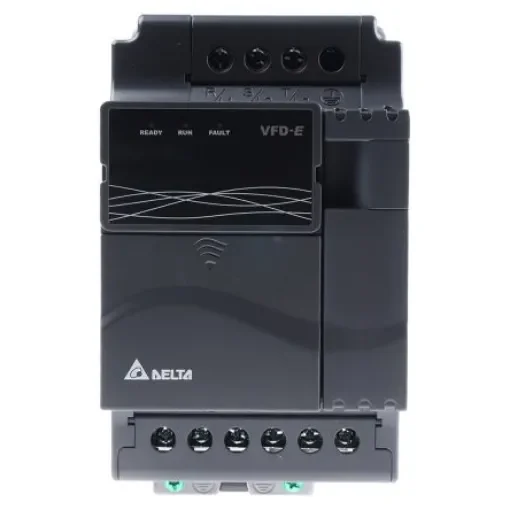 Delta Electronics Inverter Drive, 2.2 kW, 3 Phase, 460 V ac, 7.1 A, VFD-E Series - VFD022E43A product image
