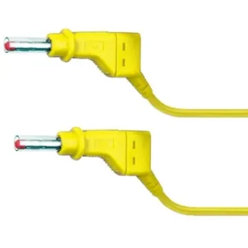 Staubli, 32A, 600V, Yellow, 1m Lead Length - 66.9408-100-24 product image