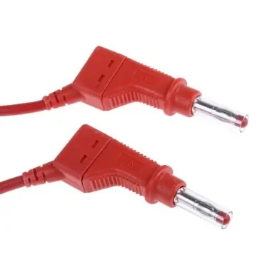Staubli, 32A, 600V, Red, 2m Lead Length - 66.9408-200-22 product image
