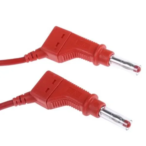 Staubli, 32A, 600V, Red, 2m Lead Length - 66.9408-200-22 product image