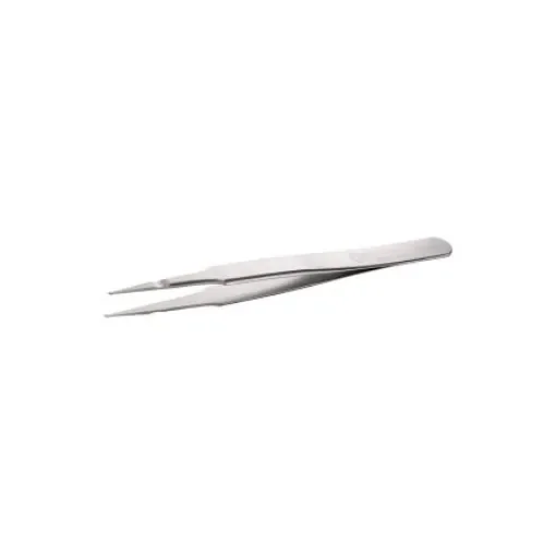 ideal-tek 120 mm, Stainless Steel, Grooved, Tweezers - 09.SM108.SA.1 product image