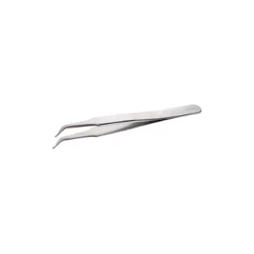 ideal-tek 120 mm, Stainless Steel, Grooved, Tweezers - 09.SM111.SA.1 product image