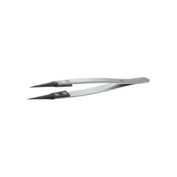 ideal-tek 130 mm, Stainless Steel, ESD Tweezers - 11.5CF.SA product image