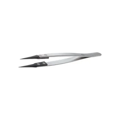 ideal-tek 130 mm, Stainless Steel, ESD Tweezers - 11.5CF.SA product image