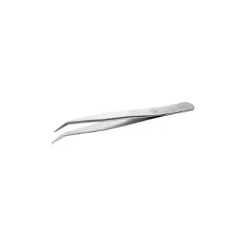 ideal-tek 120 mm, Stainless Steel, Grooved, Tweezers - 09.SM115.SA.1 product image