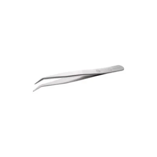 ideal-tek 120 mm, Stainless Steel, Grooved, Tweezers - 09.SM115.SA.1 product image