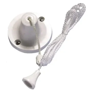 MK Electric White Pull Cord Switch, 16A 1 Way - 3151WHI product image