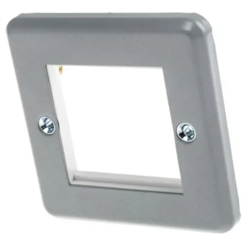 MK Electric Grey 1 Gang Light Switch Cover - K182ALM product image