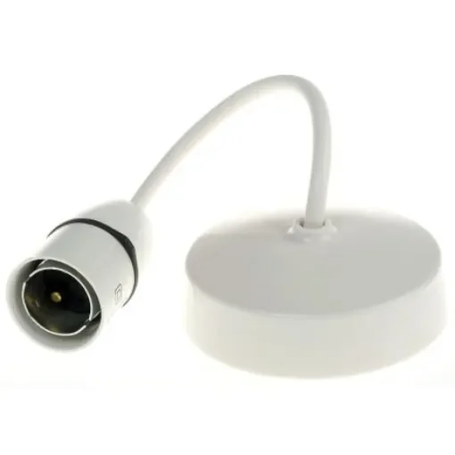 MK Electric Ceiling Type Ceiling Rose Pendant Set 250 V - 1186WHI product image