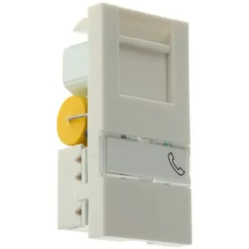 MK Electric Telephone Socket 1-way - K5820WHI product image
