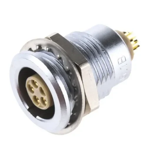 LEMO Circular Connector, 5 Contacts, Panel Mount, Socket, Male to Female, IP50, 1B Series - EGG.1B.305.CLL product image