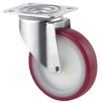 Tente Swivel Castor Wheel, 350kg Capacity, 200mm Wheel - 3470UAR200P63 red product image