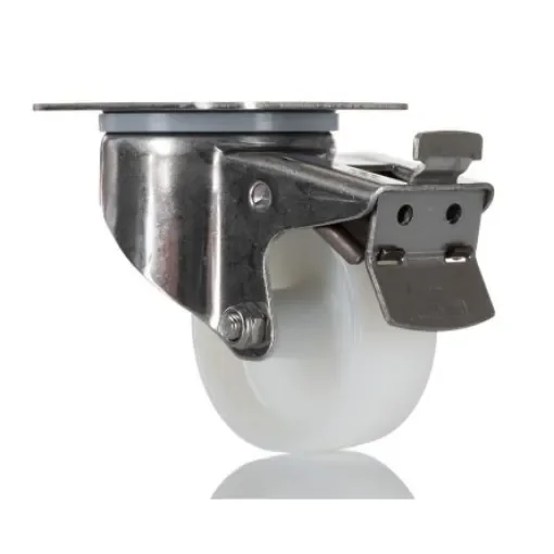 Tente Braked Swivel Castor Wheel, 200kg Capacity, 80mm Wheel - 8477UOO080P62 product image