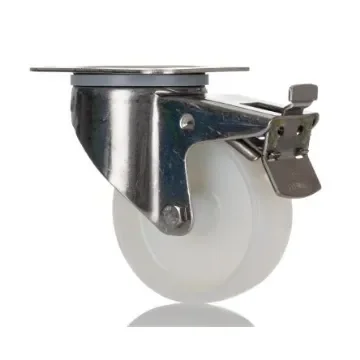Tente Braked Swivel Castor Wheel, 200kg Capacity, 100mm Wheel - 8477UOO100P62 product image