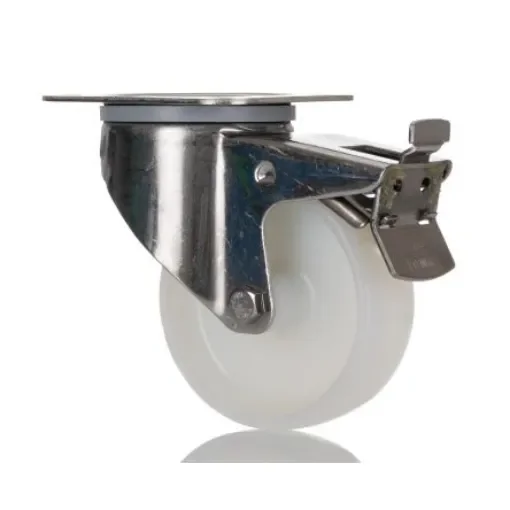 Tente Braked Swivel Castor Wheel, 200kg Capacity, 100mm Wheel - 8477UOO100P62 product image