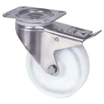 Tente Braked Swivel Castor Wheel, 200kg Capacity, 125mm Wheel - 8477UOO125P62 product image