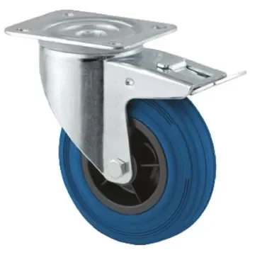 Tente Braked Swivel Castor Wheel, 70kg Capacity, 80mm Wheel - 8477PID080P62 product image