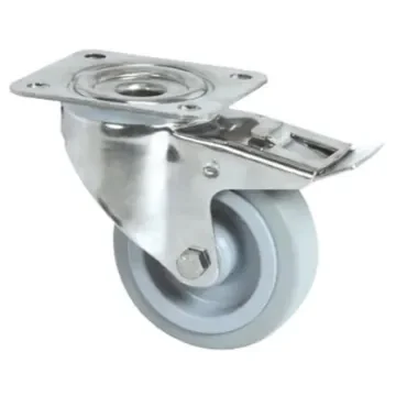 Tente Braked Swivel Castor Wheel, 300kg Capacity, 160mm Wheel - 8477UFD160P63 product image