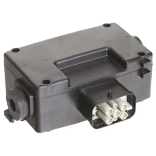 HARTING, Han Power S IP65 Black Surface Mount 6P + E Industrial Power Socket, Rated At 10A, 600 V - 09120084806 product image