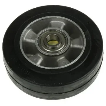 Tente Black Rubber Corrosion Resistant, Vulcanized Trolley Wheel, 700kg - IEP160x50-Ø20 product image