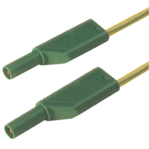 Hirschmann Test & Measurement, 32A, 1000V ac/dc, Green, Yellow, 2m Lead Length - 934089188 product image