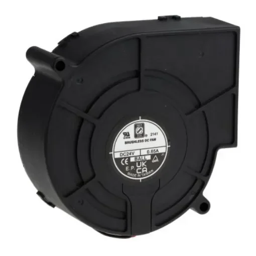 RS PRO Centrifugal Fan, 24 V dc, 33cfm, DC Operation, 97mm - 7874022 product image