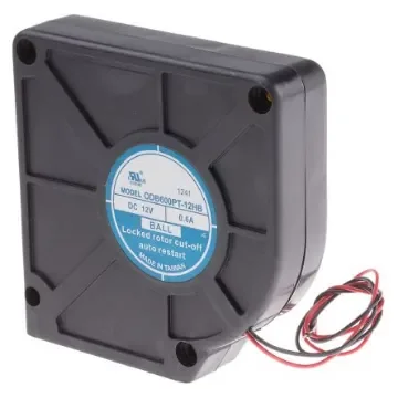 RS PRO Centrifugal Fan, 12 V dc, 30cfm, DC Operation, 120mm - 7874025 product image