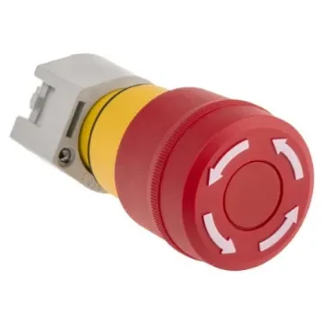 EAO, Twist Release, Emergency Stop Push Button Head 37mm Diameter - 704.064.2 product image